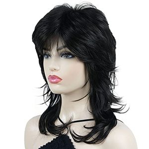 lot 31444 image: Wiginway Long Shaggy Layered Hair Natural Straight Wavy Shags Wig Soft Syhthetic Hair