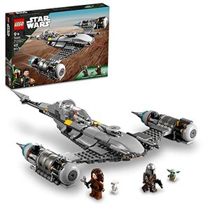 lot 31480 image: LEGO Star Wars The Mandalorians N-1 Starfighter 75325 Building Toy, The Book of Boba Fett with Baby Yoda and Droid Figures