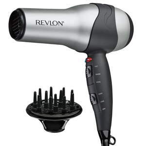 lot 31488 image: Revlon Perfect Heat Ceramic Turbo Hair Dryer Gray Blow Dryer with Diffuser