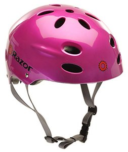 lot 31490 image: Razor V-17 Youth Multi-Sport Helmet, Magenta