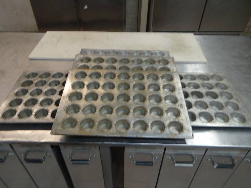 Lot of 5 - 35pc. Cupcake/Muffin Pans - Heavy Commercial Grade