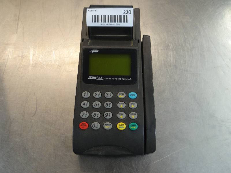 lot 220 image: Lipman Nurit 8320 Credit Card TerminalPrinter.