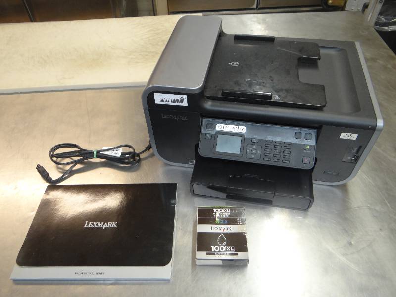 lot 248 image: Lexmark Copier-Fax-Printer wManual & Unopened Black Ink Cartridge.