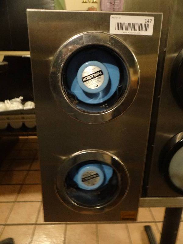 lot 147 image: San Jamar - Gourmet - Stainless Steel Horizontal PaperPlastic Cup Dispenser