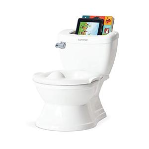 lot 25090 image: Summer My Size Potty with Transition Ring & Storage, White . USED