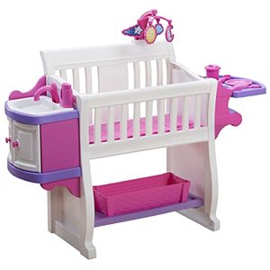 lot 25138 image: American Plastic Toys Kids�� My Very Own Nursery Baby Doll Playset, Furniture, Crib, for Children Ages 2, USED, NOT FULLY INSPECTED