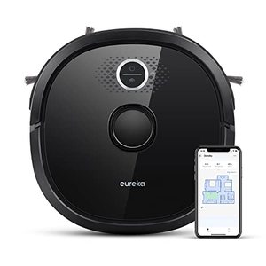 lot 25928 image: Eureka Robotic Vacuum Cleaner, Robot Vacuum of Strong Suction with LDS Navigation, Smart Mapping and Wi-Fi Connected, Robot Vacuum Cleaner for Carpet Floor with Alexa Google Assistant, Model NER650