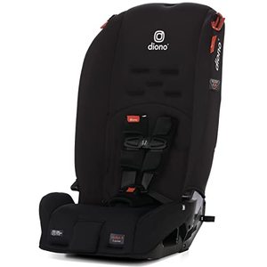 lot 25936 image: Diono Radian 3R, 3-in-1 Convertible Car Seat, Rear Facing & Forward Facing, 10 Years 1 Car Seat, Slim Fit 3 Across, Jet Black