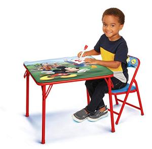 lot 25942 image: Disney Junior 45704 Mickey Kids Table & Chair Set, Junior Table for Toddlers Ages 2-5 Years ,20 x 20