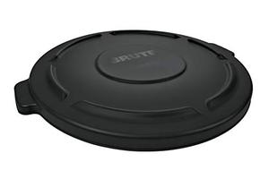 lot 25972 image: Rubbermaid Commercial Products FG261960BLA Brute Heavy-Duty Round TrashGarbage Lid, 20-Gallon, Black