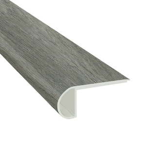 lot 14390 image: Woodlett Urban Ash 34 in. Thick x 2 34 in. Wide x 94 in. Length Luxury Vinyl Flush StairNose Molding