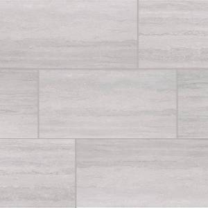 lot 14429 image: Florida Tile Home Collection Silver Sands Grey 12 in. x 24 in. Matte Porcelain Floor and Wall Tile (13.62 sq. ft.Case), GrayMatte