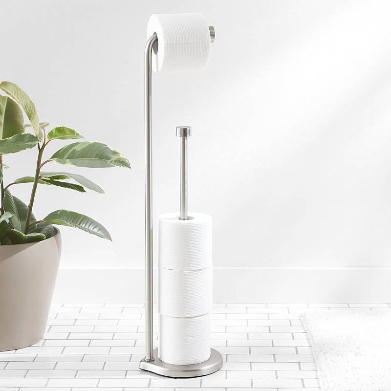 lot 1448 image: Standing Bathroom Toilet Paper Holder