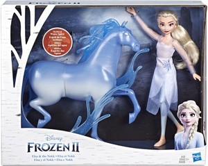 lot 5714 image: Disney Frozen 2 Elsa Fashion Doll and Nokk