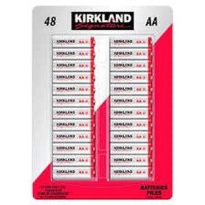 lot 6716 image: 2-Pack Kirkland 48 Count AA Battery Packs
