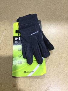 lot 6737 image: Head Mens Small Grey Running Gloves.