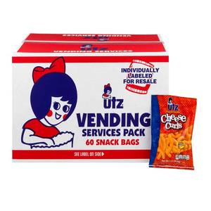 lot 6740 image: Utz 1 oz Cheese Curls Vending Pack 60 ct