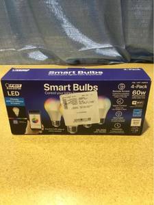 lot 7701 image: 2 Smart Bulbs ( Control Lights) 60 Watt