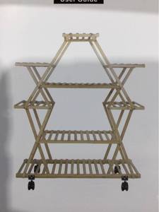 lot 7724 image: Bamboo Plant Stand