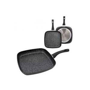 lot 7726 image: Hawkmoor Stone Black Hi-tech Marble Griddle Pan