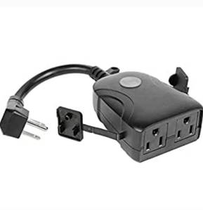 lot 26 image: smart plugs dual outlet outdoor