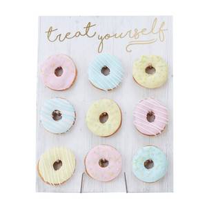 lot 34 image: Treat Yourself Donut Wall White, pack of 3