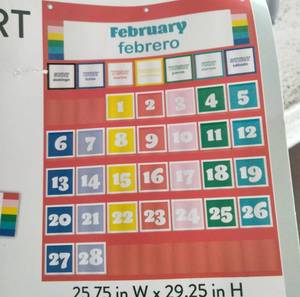 lot 55 image: Functional Fabric D�cor Calendar - Horizon Group