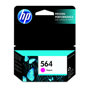 lot 58 image: HP 564 Photosmart Single Ink Cartridge - Magenta (CB319WN#140), pack of 2