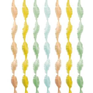 lot 59 image: 7ct Rainbow Decorative Party StreamerGarland - Spritz, pack of 5