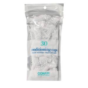 lot 69 image: Conair Shower cap - 30pk, hair styling tools and accessories