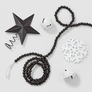 lot 71 image: 10ct Christmas Tree Ornament Set WhiteBlack - Wondershop