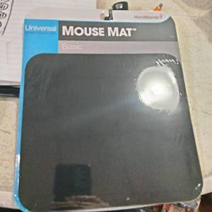 lot 74 image: HandStands universal Mouse Mat-black- open box, pack of 3