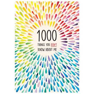 lot 80 image: 1000 Things You Dont Know About Me Activity Journal - Piccadilly