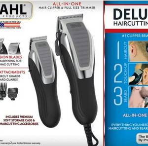lot 111 image: Wahl Deluxe Haircutting Kit