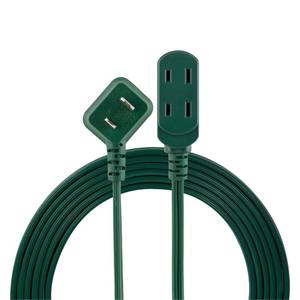 lot 116 image: Philips 15 3-Outlet Polarized Extension Cord Indoor Green