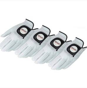 lot 132 image: Kirkland Small Mens Golf Gloves Premium Cabretta Soft Leather 4 Pack S