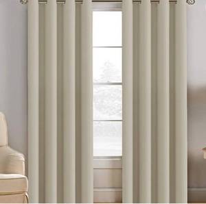 lot 134 image: Sunblk Total Blackout Curtains - 2 Panels - 52 in x 84 in -