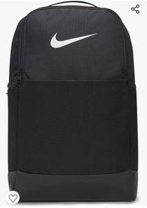 lot 212 image: Nike Brasilia Medium Backpack (Black) (BlackWhite)