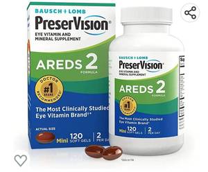 lot 217 image: PreserVision AREDS 2 Formula - 120 Softgels (New Minigels)