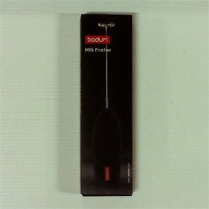 lot 236 image: Bodum Schiuma Battery-Operated Turbo Milk Frother, Black