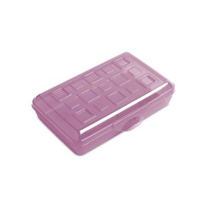 lot 239 image: Sterilite Pencil Box - Burgundy, pack of 2