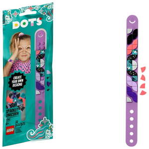 lot 260 image: LEGO DOTS Sparkly Unicorn Bracelet 41902