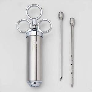 lot 272 image: Stainless Steel Syringe Baster Silver - Made By Design