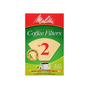 lot 273 image: Melitta 100ct Coffee Filters - Natural Brown