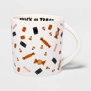 lot 276 image: 16oz Halloween Stoneware Trick or Treat Mug - Hyde & EEK Boutique