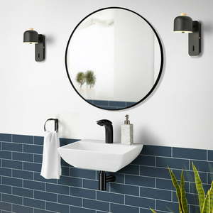 lot 14596 image: Sublime Compact Ceramic Wall Hung Sink