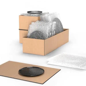 lot 14607 image: Dish Packing Kit and 24 in. x 24 in. 100% Recycled Packing Paper (70 Sheets)