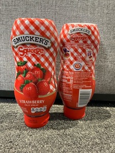 lot 14620 image: Smuckers Squeeze Strawberry Fruit Spread - 20oz (set of 2)