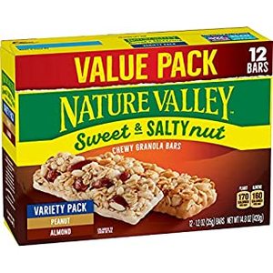 lot 14624 image: Nature Valley Sweet &amp Salty Nut Chewy Granola Bars (Set of 4)