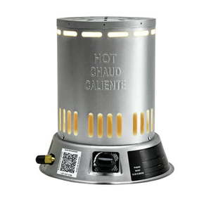 lot 14651 image: Dyna-Glo 15 000-25 000 BTU IndoorOutdoor Portable Propane Convection Heater with 10 ft. Hose and Regulator